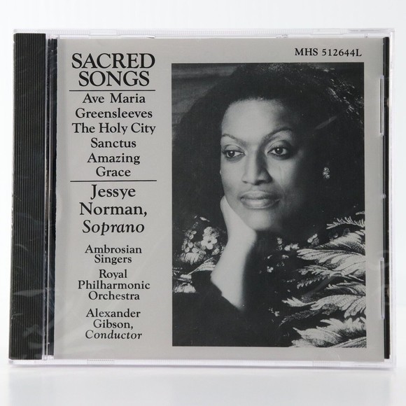Other - Sacred Songs by Jessye Norman, Ambrosian Singers (CD, 1990) SEALED NEW Cracked